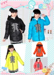 Детская одежда Куртка для девочек Куртка для девочек и секций длиной т